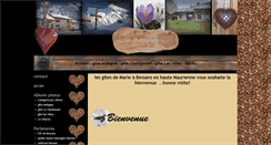 Desktop Screenshot of lesgitesdemarie-bessans.com