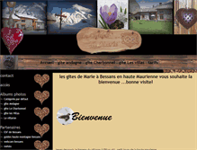 Tablet Screenshot of lesgitesdemarie-bessans.com